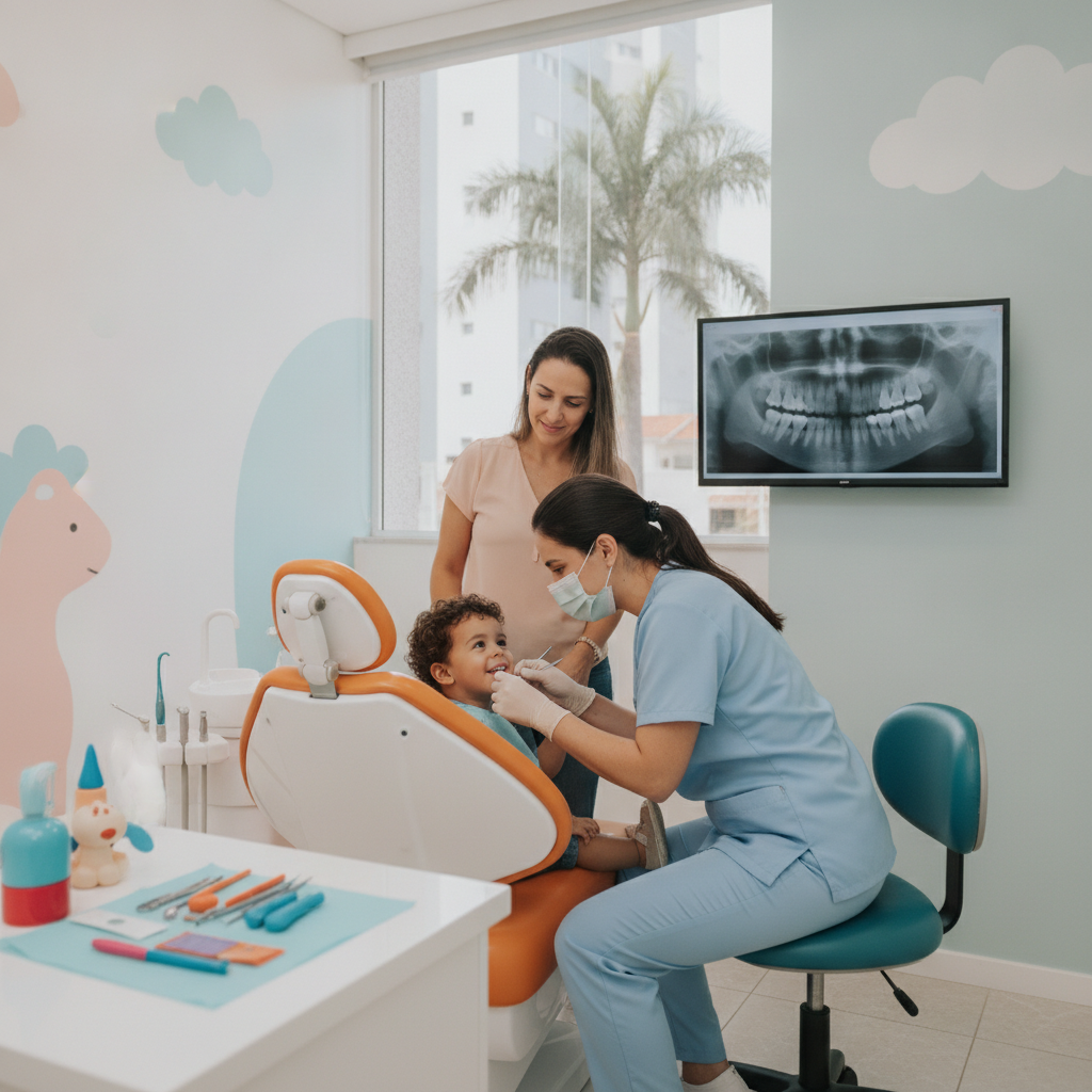 Como é a Primeira Consulta Odontológica Infantil em Goiânia