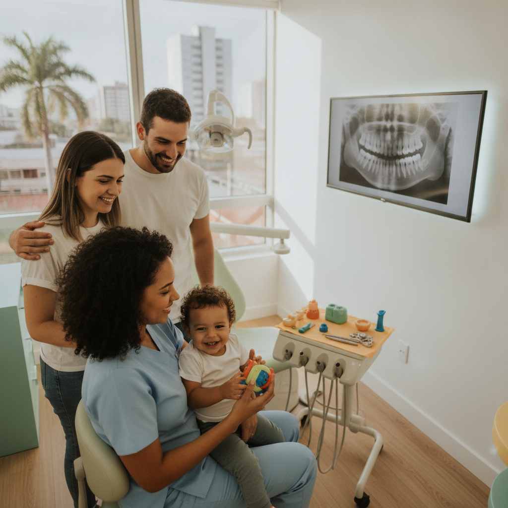 Como Escovar os Dentes de Criança Corretamente em Goiânia