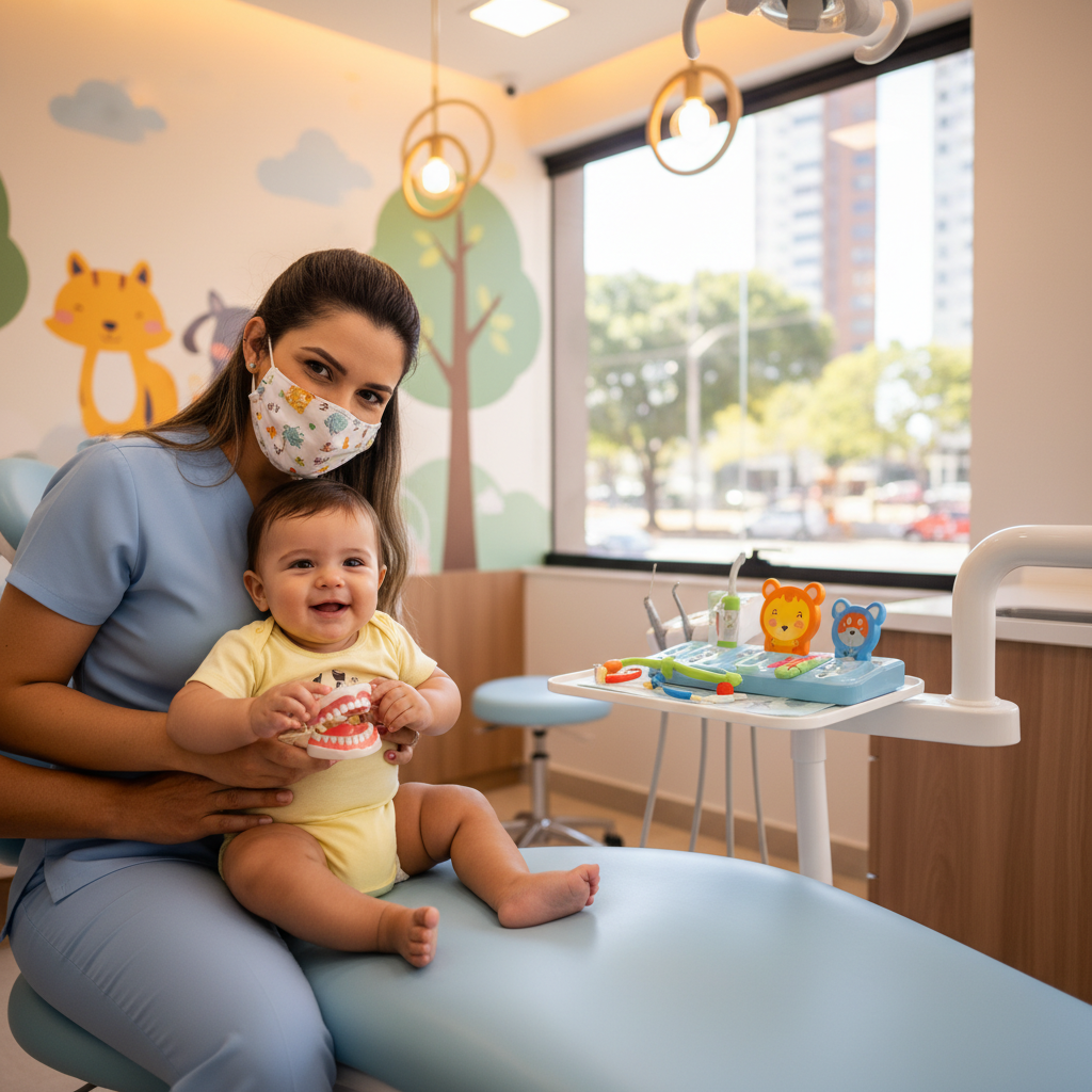 Primeira Consulta do Bebê ao Dentista: Quando Levar e O Que Esperar