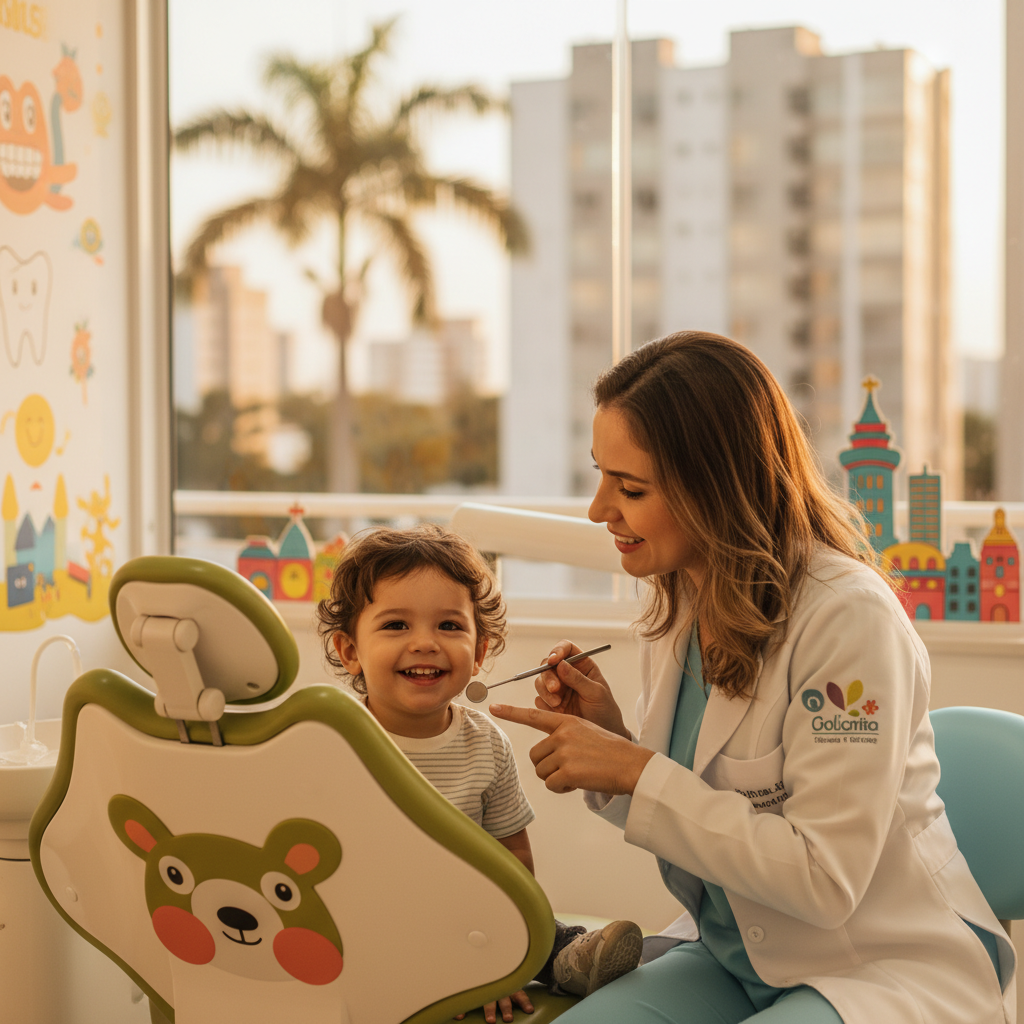 Qual Idade Ideal para Primeira Consulta Odontopediatra Goiânia