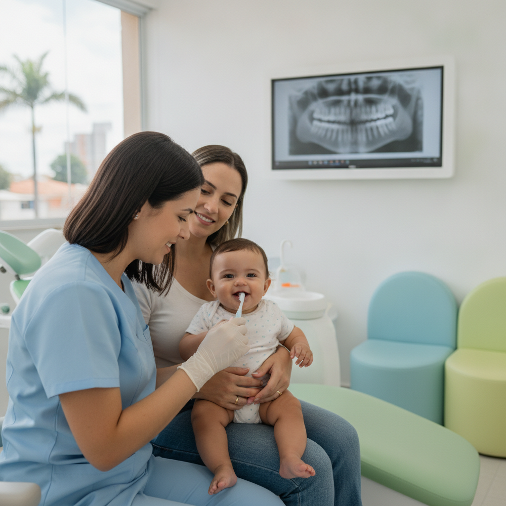 Quando Começar a Escovação Dental em Bebês em Goiânia