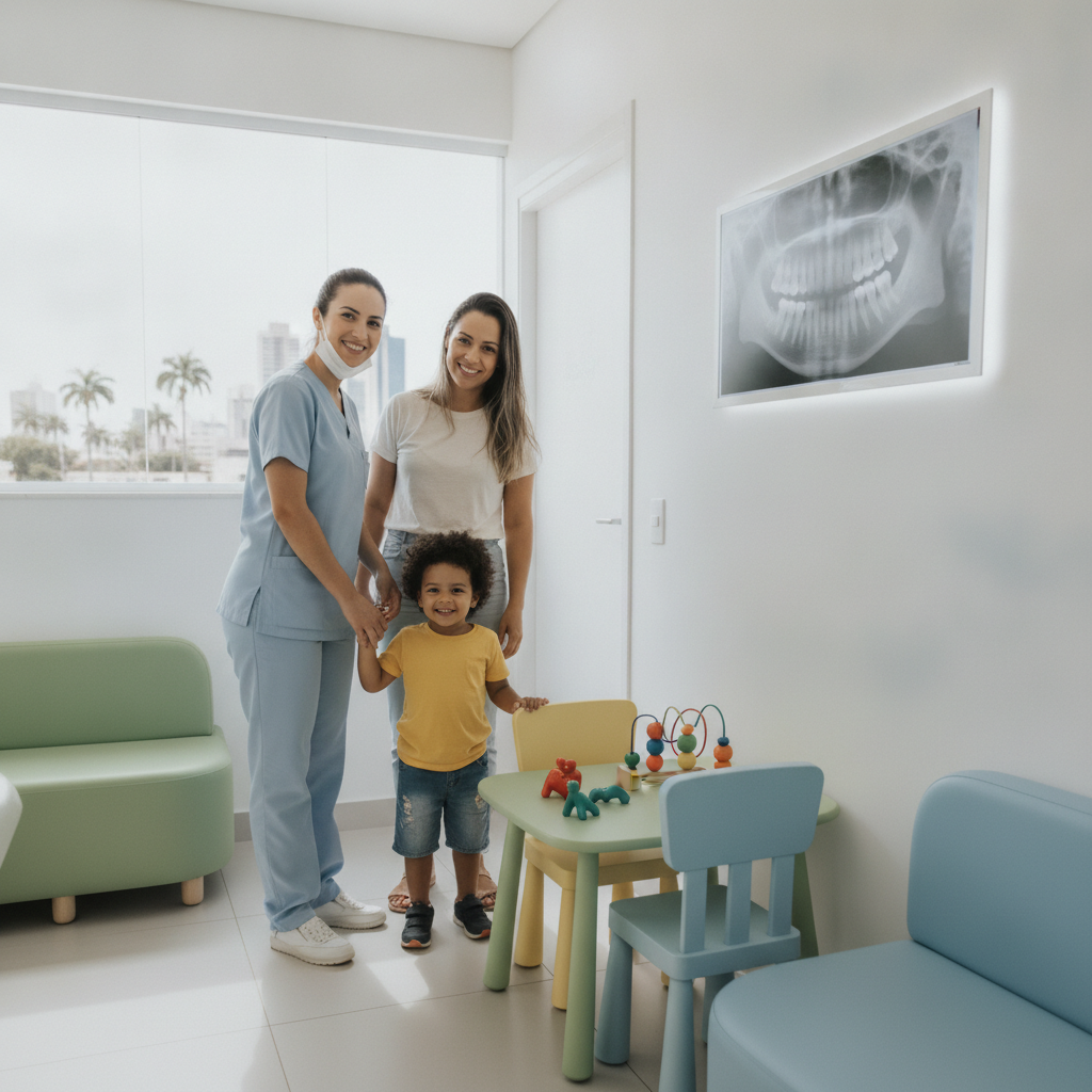 Quando Levar Filho ao Dentista pela Primeira Vez em Goiânia